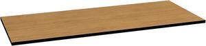 HON HMT3072G.N.C.P Huddle Table Top | Rectangle | Flat Edge | 72"W x 30"D | Harvest Finish