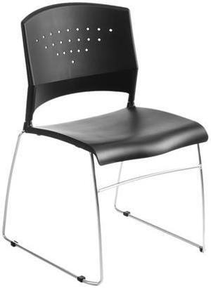 BOSS Office Products B1400-BK-2 Guest Chairs
