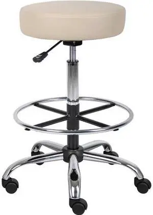 BOSS Office AM Vinyl Medical/Drafting Stool (B16240-BG)