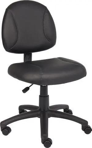 BOSS Office Products Posture Task Chair, No Arms, Black (B305)