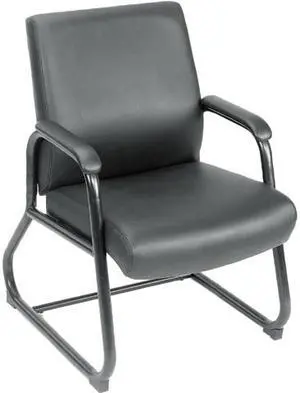 BOSS Office Products B709 Heavy Duty Guest Chair - Black
