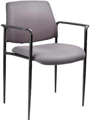 BOSS Office Products B9503-GY Stacking Chairs