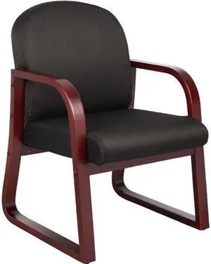 BOSS Office Products B9570-BK Guest Chairs