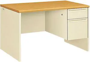 HON 38251CL 38000 Series Right Pedestal Desk, Harvest / Putty HON 38251CL 38000 Series Right Pedestal Desk, Harvest / Putty