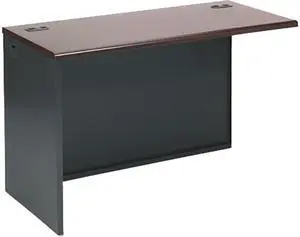 HON 38944LNS 38000 Series Return Shell, Left, 48w x 24d x 29-1/2h, Mahogany/Charcoal