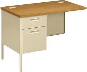 HON P3236LCL Metro Classic Series Workstation Return, Left, 42.00" Width x 24.00" Depth, Harvest / Putty