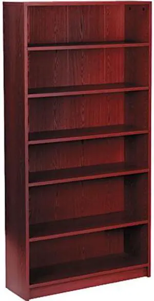 HON 1876N 1870 Series Bookcase, 6 Shelves, Mahogany