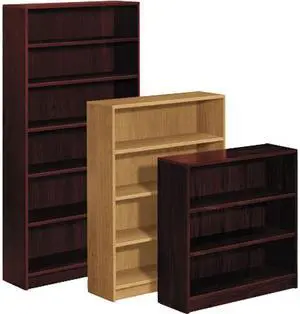 HON 1877N 1870 Series Bookcase, 6 Shelves, 36w x 11-1/2d x 84h, Mahogany