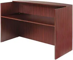 Alera ALEVA327236MY Valencia Series Reception Desk with Transaction Counter