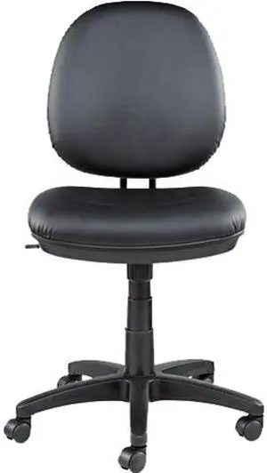 Alera Interval Series IN4819 (ALEIN4819)Swivel/Tilt Task Chair, Soft-Touch Leather, Black