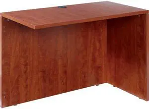 Alera ALEVA354224MC Valencia Series Reversible Return/Bridge Shell, 42w x 23-5/8d, Medium Cherry