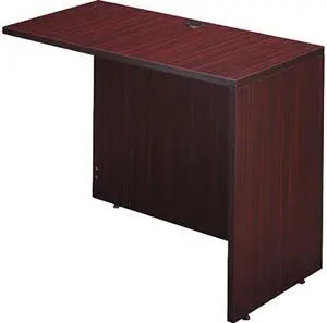 Alera ALEVA354224MY Valencia Series Reversible Return/Bridge Shell, 42w x 23-5/8d, Mahogany