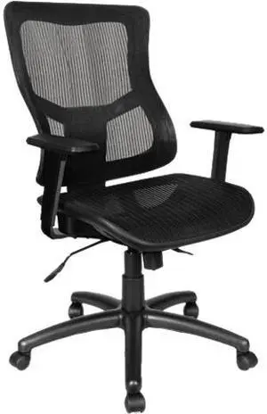Alera ALEELT4218S Elusion II Series Suspension Mesh Mid-Back Synchro with Seat Slide Chair