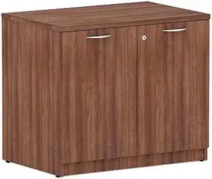 Alera VA613622WA Valencia Series Storage Cabinet, 29.50" x 34.00" x 22.75", Modern Walnut