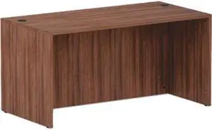 Alera ALEVA216030WA Valencia Series Straight Front Desk Shell, 59.38" x 29.50" x 29.63", Modern Walnut