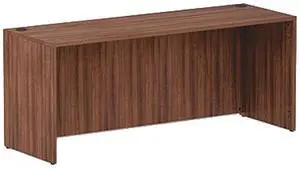 Alera ALEVA257224WA Valencia Series Credenza Shell, 70.88" x 29.63" x 23.63" , Modern Walnut