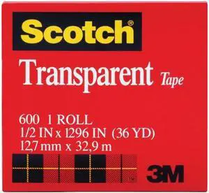 3M 600121296PK Glossy Transparent Tape 3M 600121296PK Glossy Transparent Tape
