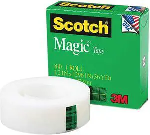 3M 810121296PK Scotch Magic Tap 0.50" x 36 yd