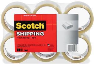 3M 3350L6 Light-Duty Box Sealing Packaging Tape