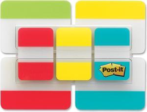 Post-it Tabs 1 Tabs, 1/5-Cut Tabs, Assorted Brights, 1 Wide, 66/Pack