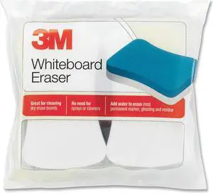 3M 581WBE Whiteboard Eraser Pad Whiteboard Eraser - 3" x 5" - 2/Pack - Yellow