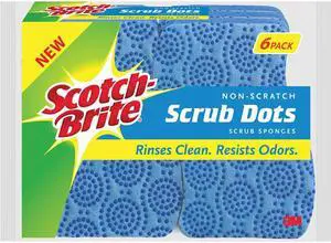Scotch-Brite 203064CT Scrub Dots Non-Scratch Sponge