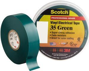 Scotch 10851-DL-10 3/4 in. W x 66 ft. L Green Vinyl Electrical Tape Scotch 10851-DL-10 3/4 in. W x 66 ft. L Green Vinyl Electrical Tape