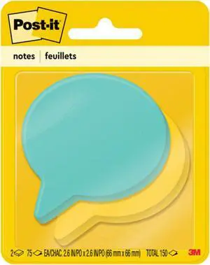 Post-it 7350BLB Pads, Thought Bubble