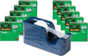 Scotch 810K10C20MI Magic Tape Dispenser Value Pack