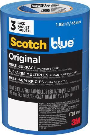Scotch 209048EP3 Multi-Surface Painter's Tape, Value Pack, 3 / Pack