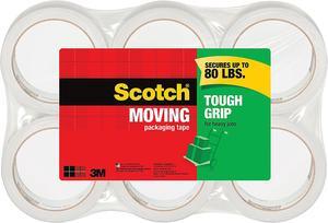 Scotch 3500-40-6 Tough Grip Moving Packaging Tape, 6 / Pack Scotch 3500-40-6 Tough Grip Moving Packaging Tape, 6 / Pack