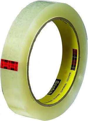 Scotch 600-1-72 Transparent Tape, 1" x 72 yds., Clear