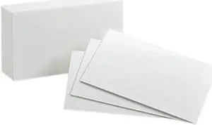 Oxford 50BX Plain Index Cards Oxford 50BX Plain Index Cards