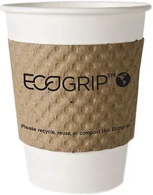 Eco-Products EG-2000 EcoGrip Recycled Hot Cup Sleeve (Case of 1300)