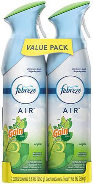 Febreze 97810PK AIR, Gain Original, 8.8 oz. Aerosol, 2/Pack