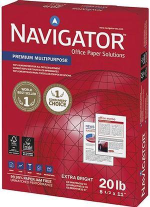 Navigator NMP1120PL Navigator Premium Multipurpose Paper - 200000 / Pallet - White - Letter - 8.50" x 11"
