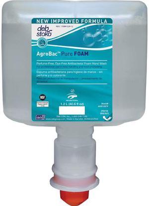 Deb AGB120TF AgroBac Pure FOAM Foaming Hand Wash, 1.2L Cartridge
