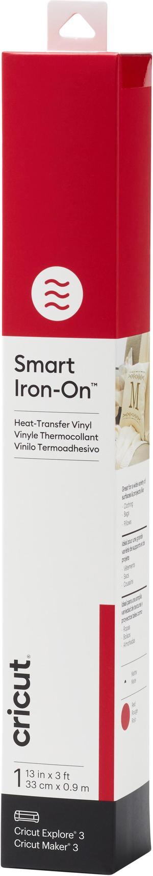 Cricut Smart Iron-On Red | 1 Roll 13inx3ft 2008482