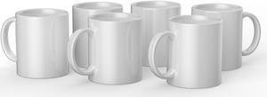 Cricut Mug Blank White | 6 Ceramic mugs (12 oz/340 ml) 2008942