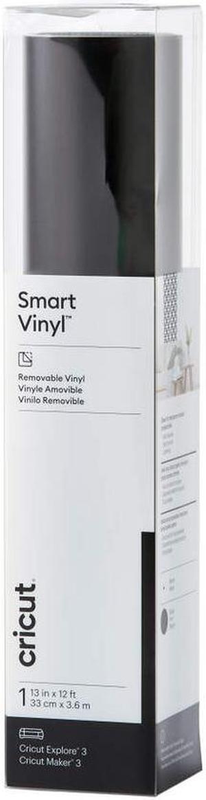 Cricut Smart Vinyl Craft Vinyl - 13" x 12 ft - Black  2008933