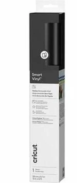Cricut Smart Vinyl Craft Vinyl, Black (13 in x 12 ft) Cricut Smart Vinyl Craft Vinyl, Black (13 in x 12 ft)