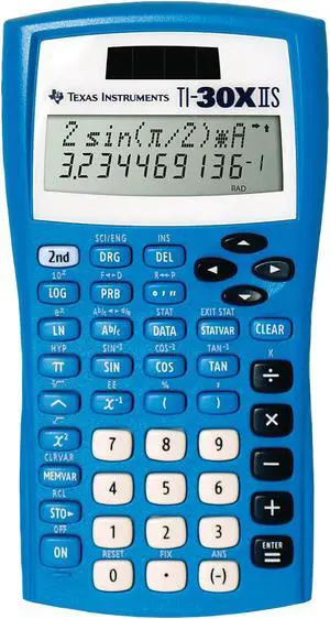 Texas Instruments 30XIIS/SC/PWB/A TI30XIIS Slidecase 10pk Blue