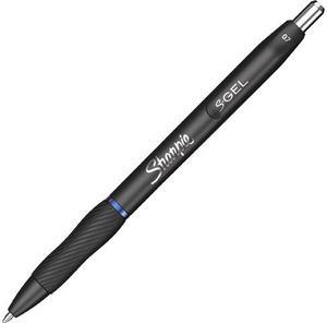 Sharpie 2096152 S-Gel Retractable Gel Pen, Medium 0.7 mm, Blue Ink, Black Barrel, Dozen Sharpie 2096152 S-Gel Retractable Gel Pen, Medium 0.7 mm, Blue Ink, Black Barrel, Dozen