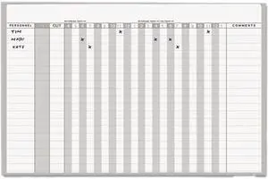 Mastervision GA01110830 In-Out Magnetic Dry Erase Board