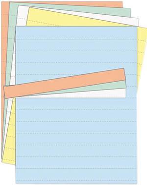 Mastervision FM1614 Data Card Replacement Sheet