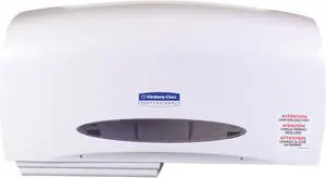 Scott KCC 09609 Essential Coreless Twin Jumbo Roll Tissue Dispenser, 20 1/10 x 5 9/10 x 10 9/10