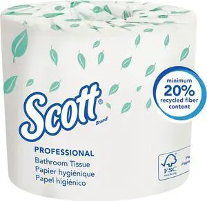 Scott KCC04460RL Essential Standard Roll Bathroom Tissue - One Roll