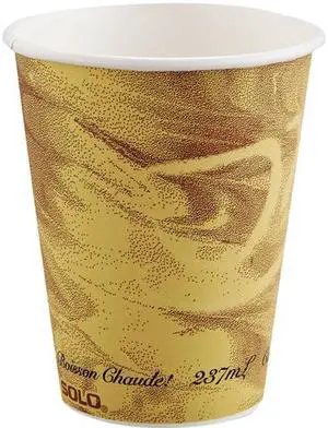 Solo Cup 378MS-0029 Mistique Polycoated Hot Paper Cup, 8 oz, Printed, Brown Solo Cup 378MS-0029 Mistique Polycoated Hot Paper Cup, 8 oz, Printed, Brown