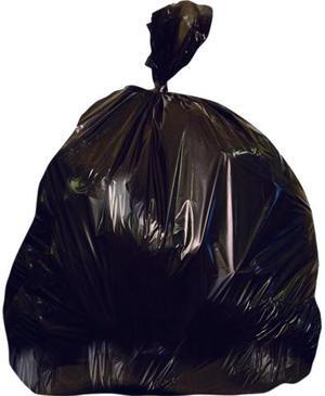 Heritage H8046AK Trash Bag 45 gal. Black 1.50 Mil. 40.00" x 46.00" Twist Tie Flat Pack