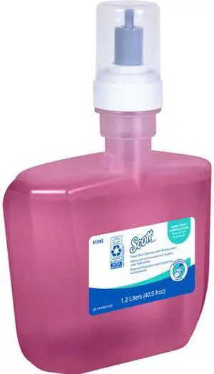 Scott Pro (formerly Kleenex) Liquid Hand Soap with Moisturizers (91592), Pink, Floral Scent, 1.2L E-Cassette, 1 Bottle